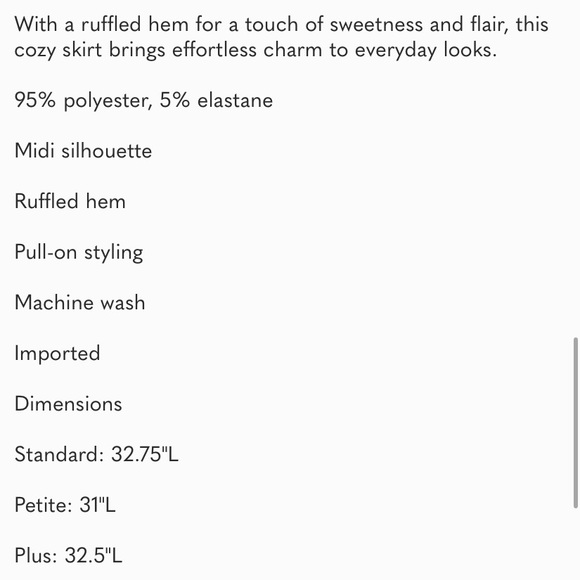 Anthropologie Pauline cranberry sweater skirt - Picture 6 of 6